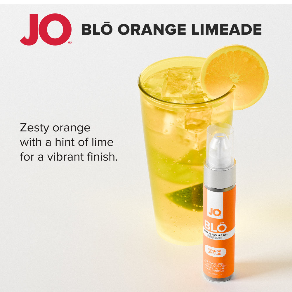 JO Orange Limeade Flavored Oral Pleasure Gel – 30 ml Bottle for Intimate Wellbeing