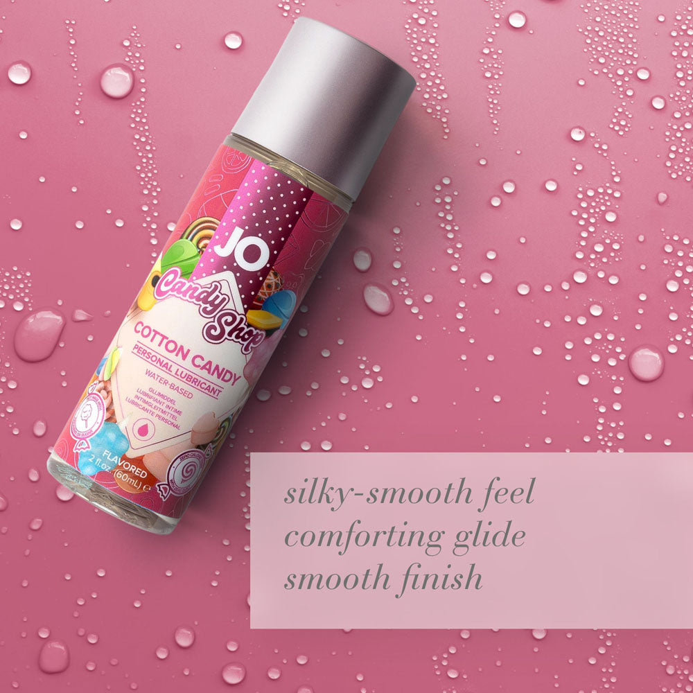 JO Candy Shop Lubricant – Water-Based, Cotton Candy Flavour – 60 mL