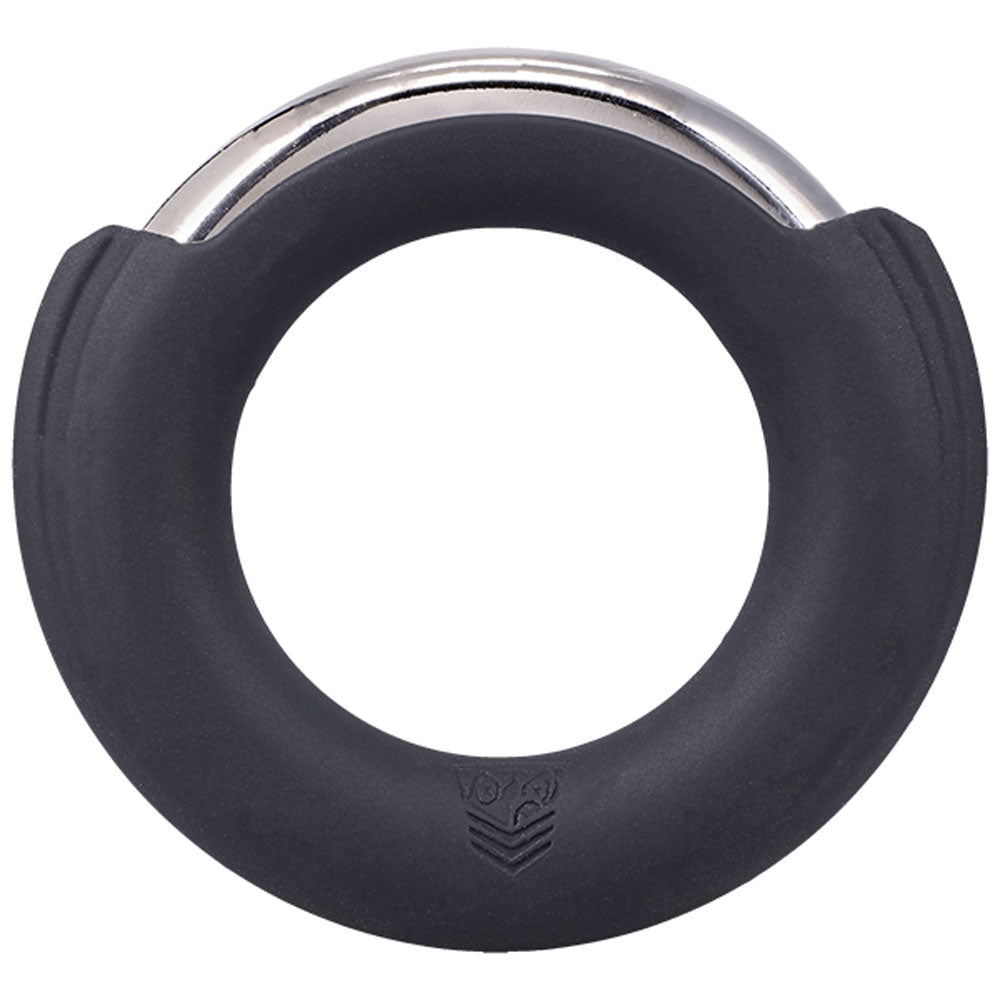 Fort Troff - Pinch Zero Ring - Black Body-Safe Cock Ring (Adjustable, Comfortable Fit)