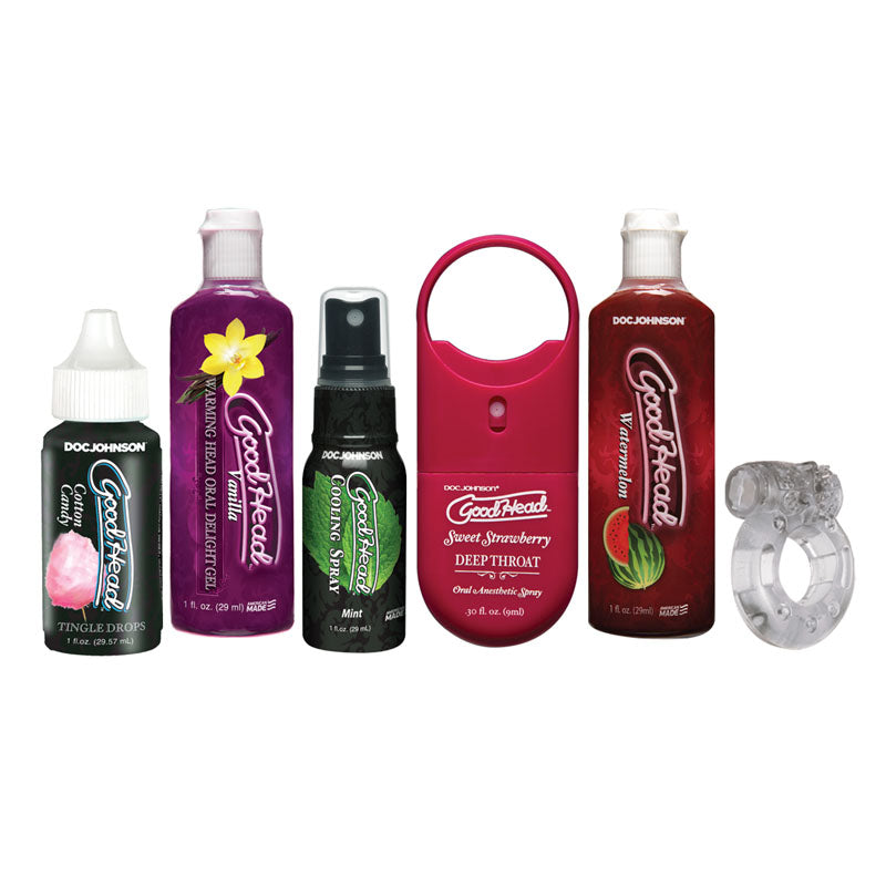 GoodHead Sensations Kit - 6-Piece Body-Safe Lotion Set for Enhanced Wellness and Pleasure