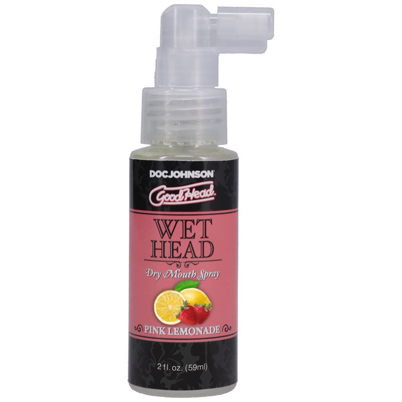 GoodHead Hydrating Oral Spray - Pink Lemonade Flavor - 59 ml Bottle (Moisture-Boosting, Refreshing Formula)