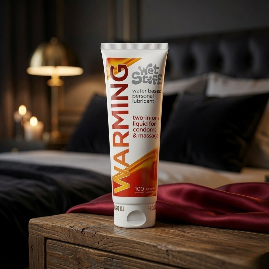 Wet Stuff Warming Water-Based Lubricant – 100g Tube for Enhanced Pleasure and Comfort