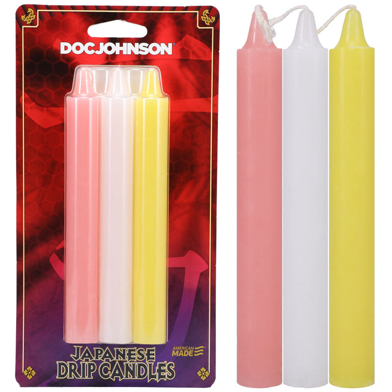 Doc Johnson Japanese Drip Candles 3-Pack
