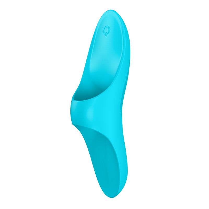 Satisfyer Stimulator – USB Rechargeable – Body-Safe Silicone – Light Blue