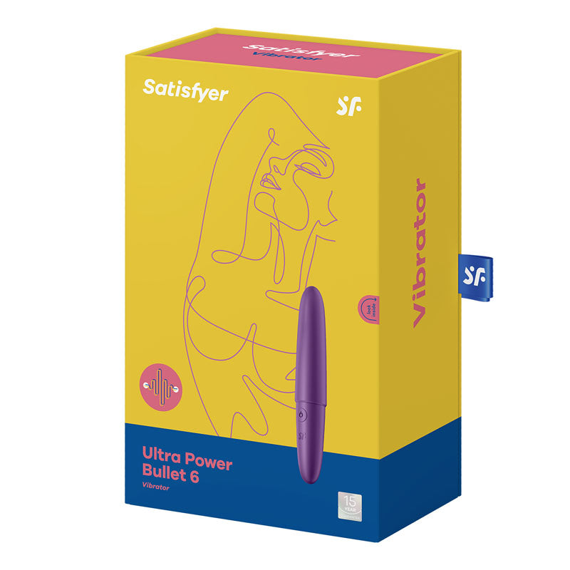 Satisfyer Bullet – USB Rechargeable – Body-Safe Silicone – Purple