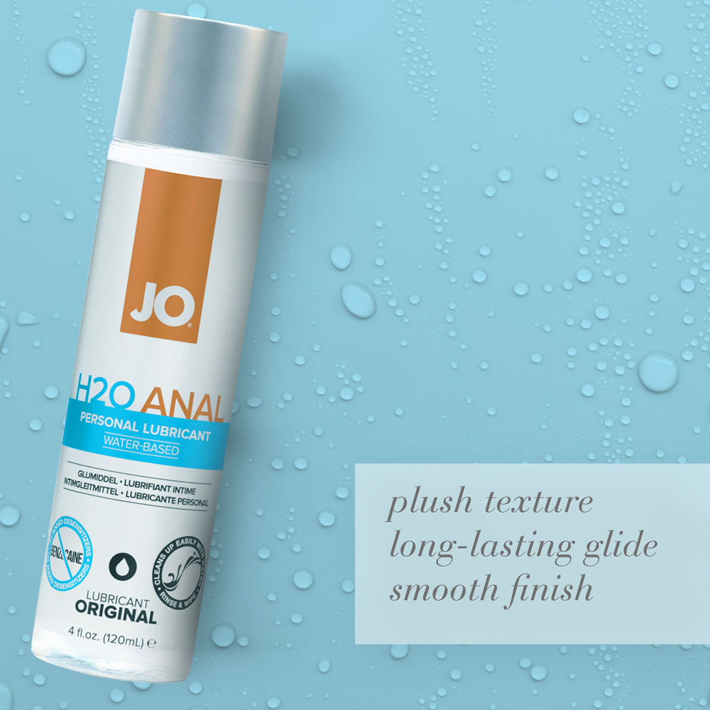 JO H2O Anal Lube – Water-Based – 120 mL