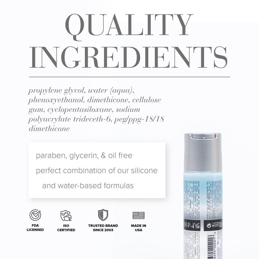 JO Classic Hybrid Lubricant – 60 ml Bottle
