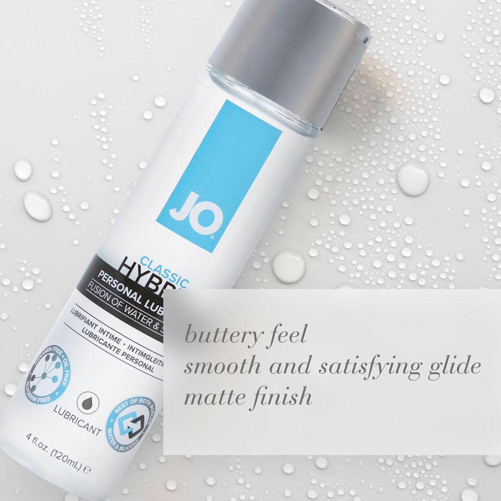JO Classic Hybrid - Body-Safe Hybrid Lubricant for Enhanced Pleasure - 120 ml Bottle
