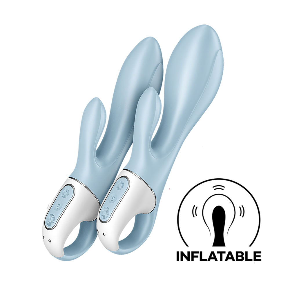 Satisfyer Bunny 1: Blue USB Rechargeable Inflatable Rabbit Vibrator