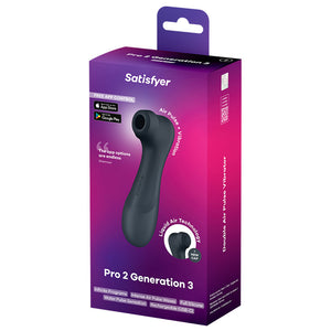 Satisfyer Pro 2 Gen 3 App-Controlled Air Pulse Clitoral Vibrator – image 8