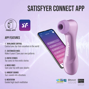 Satisfyer Pro 2 Generation 4 air pulse clitoral stimulator in Amethyst – image 5