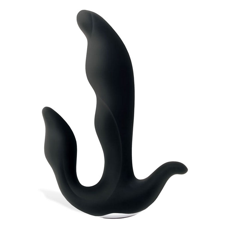 Adam & Eve Black USB Rechargeable 3-Point Prostate Massager