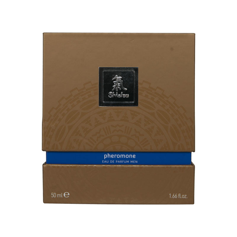 Shiatsu Dark Blue Pheromone Eau de Parfum for Men - 50ml