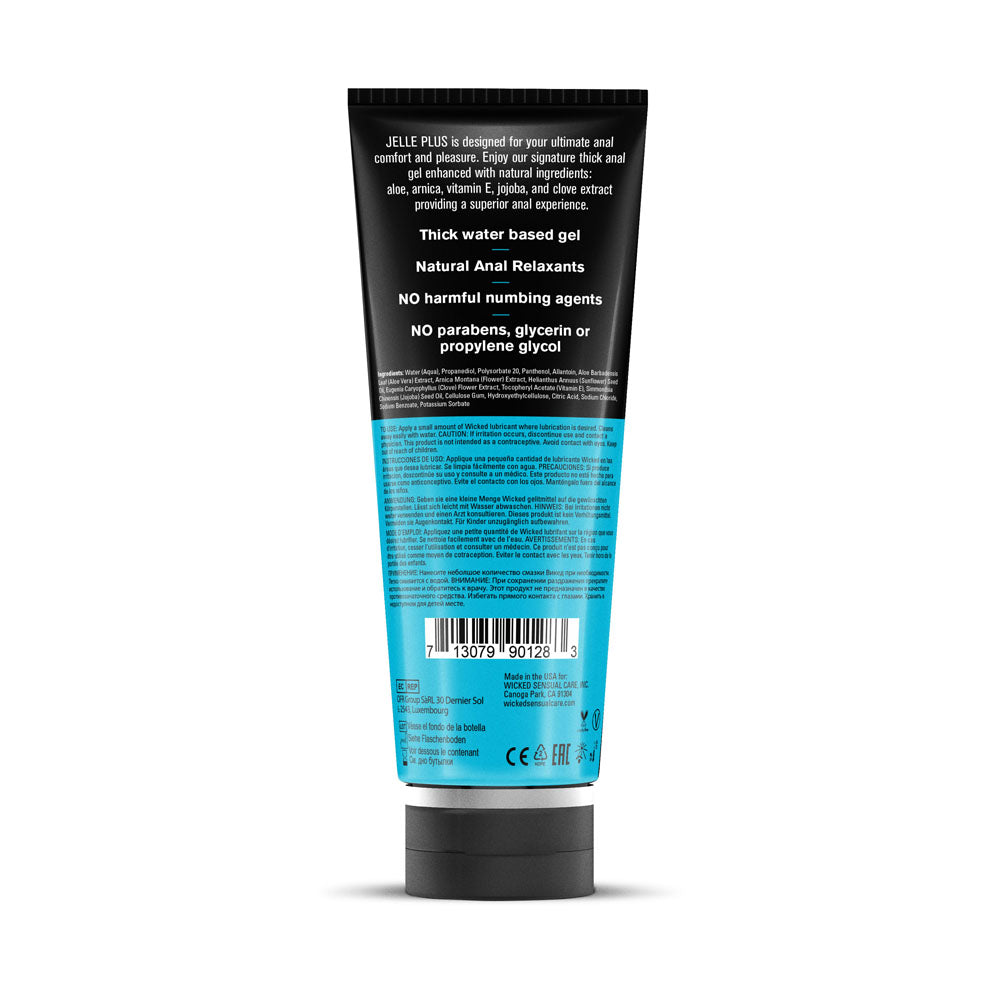 Wicked Jelle Plus Lubricant – Relaxing, Water-Based – 240 ml