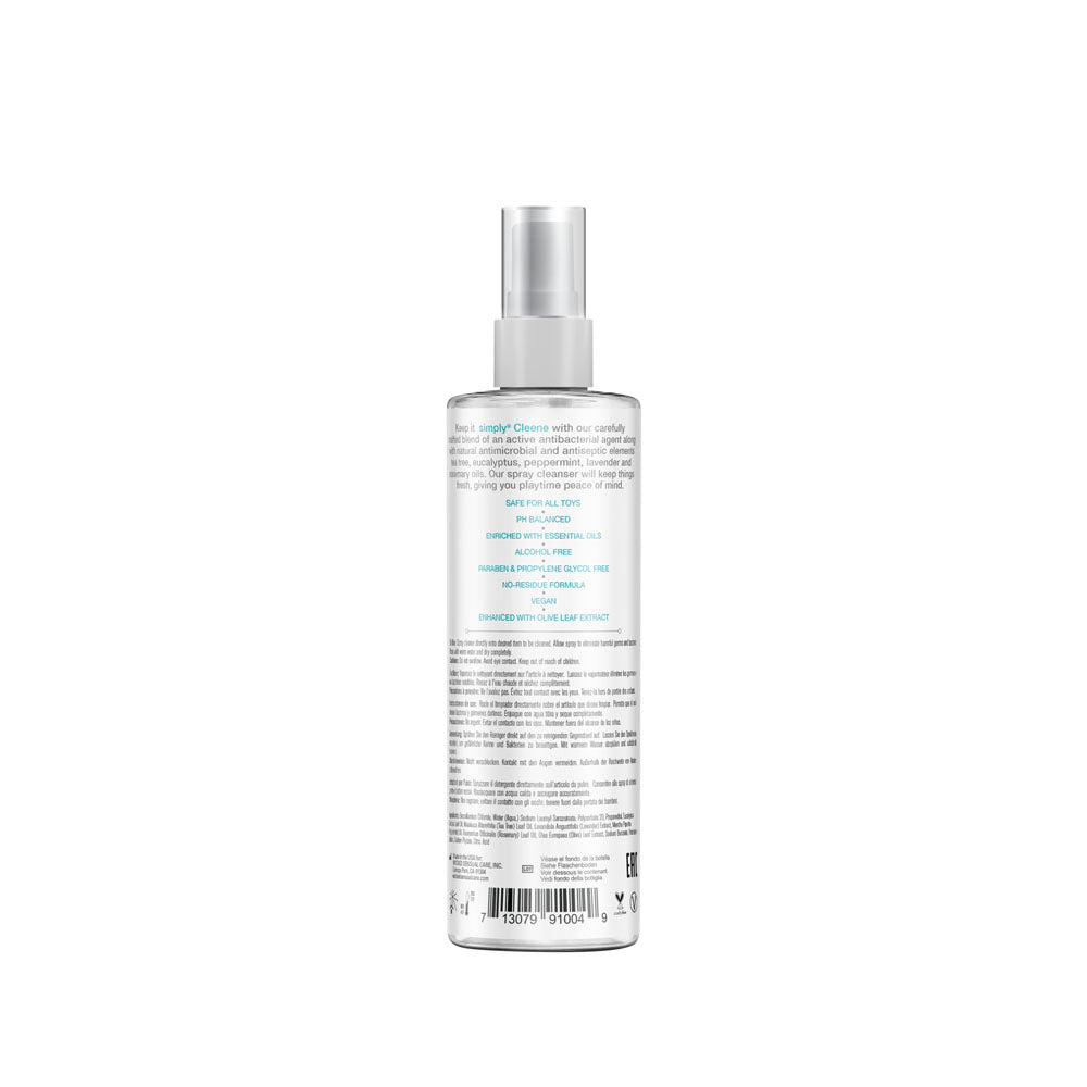 Wicked Simply Cleene Unscented Antibacterial Toy Cleaner – 120 ml (4 oz) Bottle for Safe & Effective Hygiene