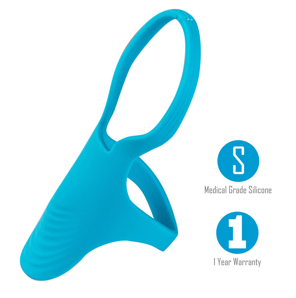 Maia GRIFFIN - Body-Safe Blue Silicone Cock Ring for Enhanced Pleasure