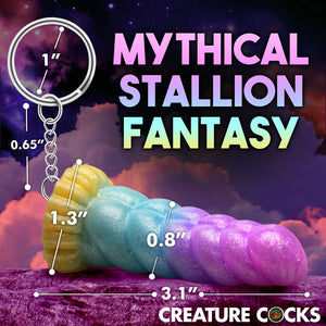 Creature Cocks Mystique Unicorn Silicone Keychain – image 7