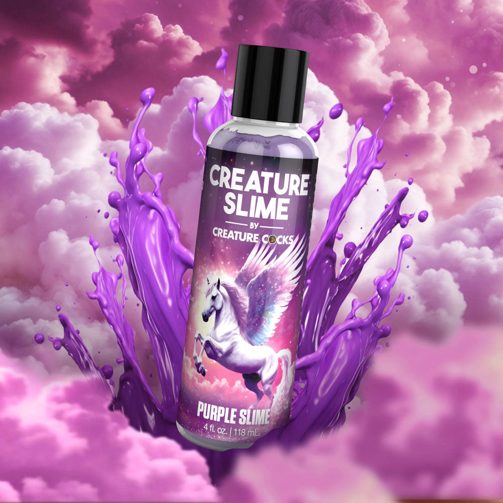 Creature Slime Water-Based Lubricant - Purple Slime - 118 ml Body-Safe Formula for Enhanced Pleasure