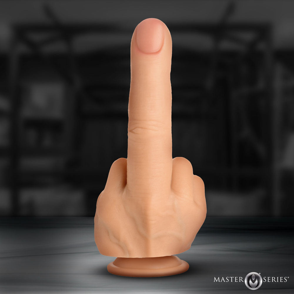 Master Series The Finger - Body-Safe 21.3 cm Giant Silicone Dildo for Enhanced Pleasure