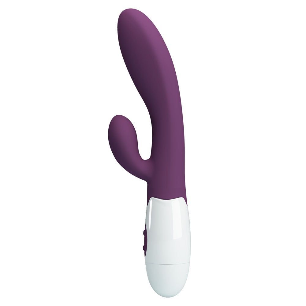 Party Up BEN Classic Vibe – Purple 20 cm Body-Safe Rabbit Vibrator (USB Rechargeable, Gender-Neutral Design)