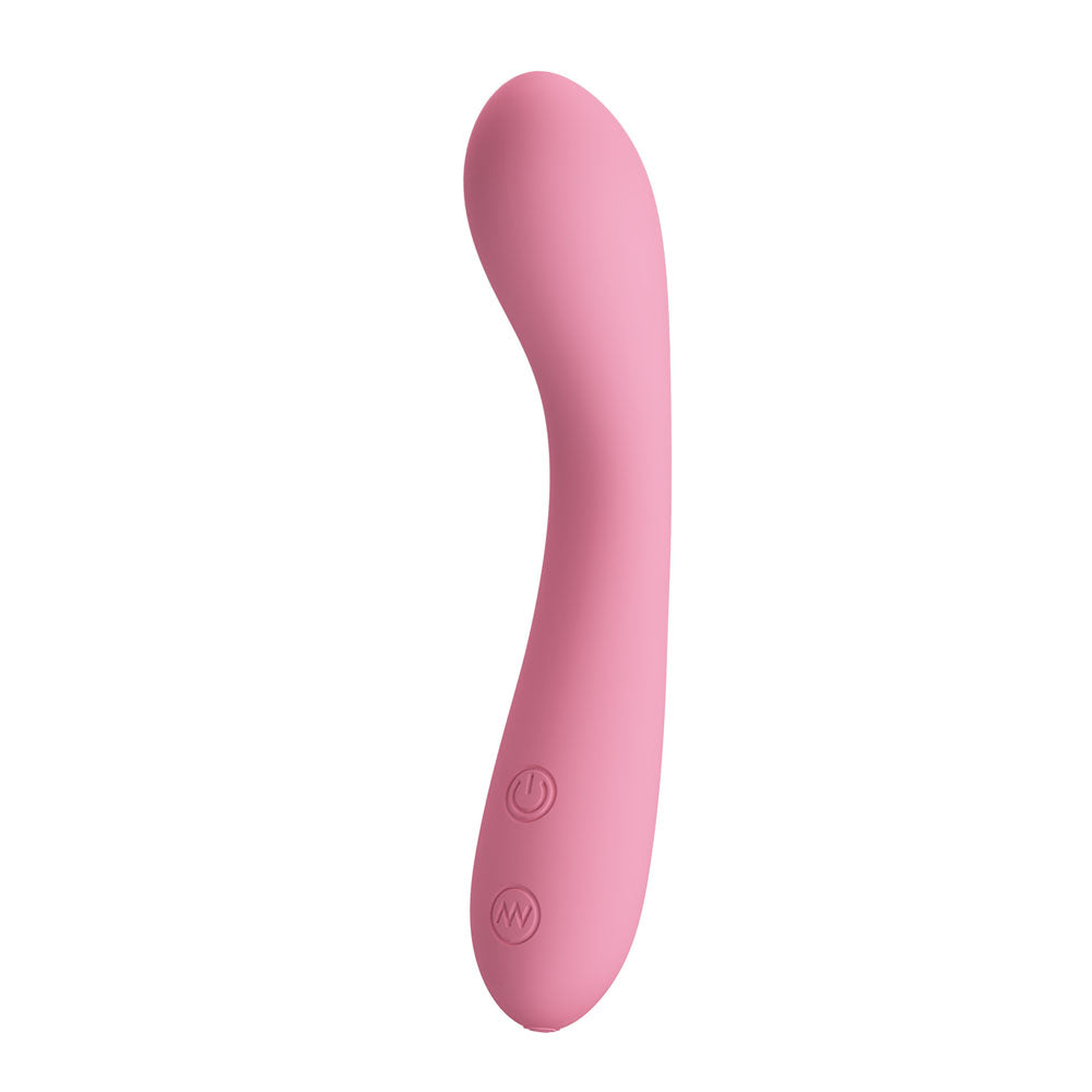 Party Up JOHN Flexible Vibe - Pink - 16 cm USB Rechargeable Body-Safe Silicone Vibrator for Wellness and Pleasure