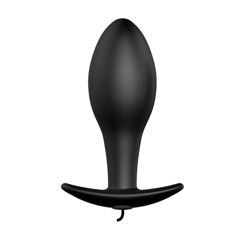 Party Up JASON Remote-Controlled Vibrating Anal Plug – Black 8.5 cm Body-Safe Butt Plug for Enhanced Pleasure