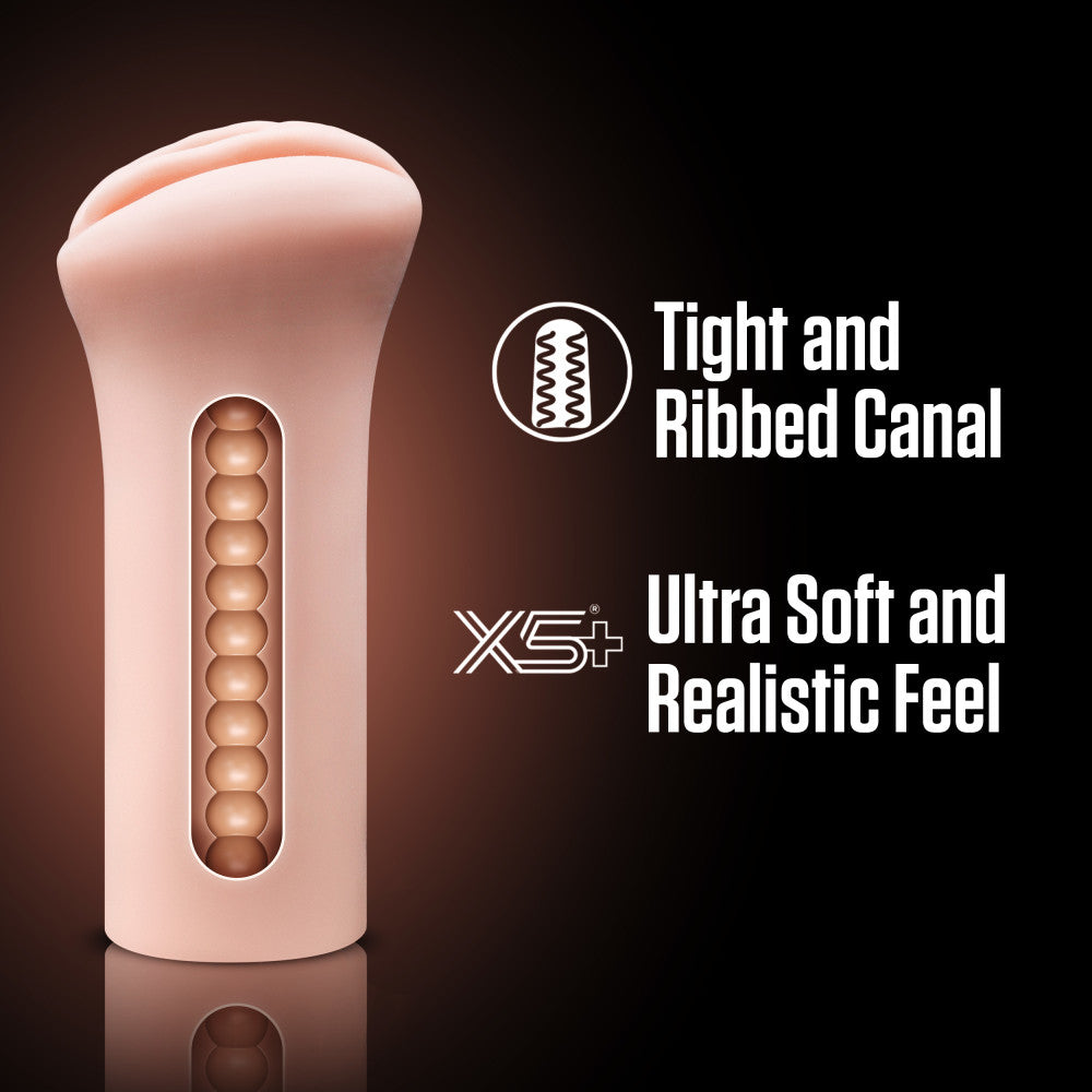 EnLust - Ashlynn - Body-Safe Silicone Flesh Vagina Stroker (Discreet, Ergonomic Design)