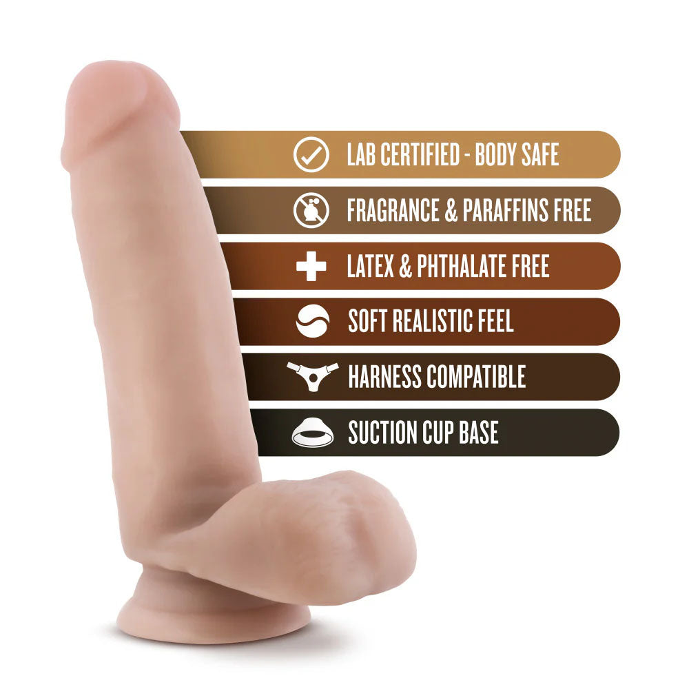 Coverboy - The Surfer Dude - Body-Safe Realistic Dong in Flesh Tone (17.8 cm / 7'') - Perfect for All Wellness Journeys
