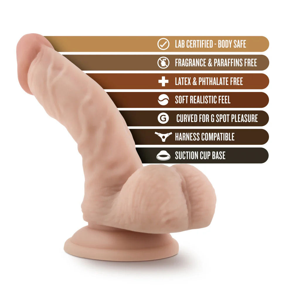 Coverboy - The Boy In Blue - Body-Safe 16.5 cm (6.5'') Silicone Dong
