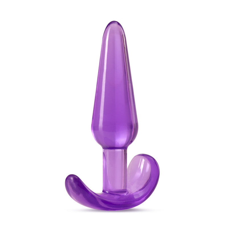 B Yours Body-Safe Slim Anal Plug - 10.8 cm Purple Silicone Butt Plug (Perfect for All)