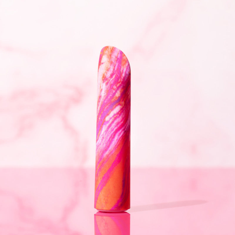Limited Addiction Fiery Power Vibe - Coral USB Rechargeable Bullet Vibrator (10.2 cm, Body-Safe Silicone)