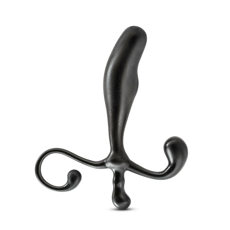 Anal Adventures Body-Safe Prostate Stimulator – Black (12.7 cm, USB Rechargeable, Wellness Focused)