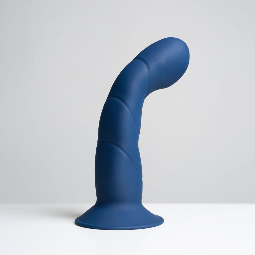 Maia MARIN Body-Safe Silicone Dong – Dark Blue (20.3 cm, USB Rechargeable)