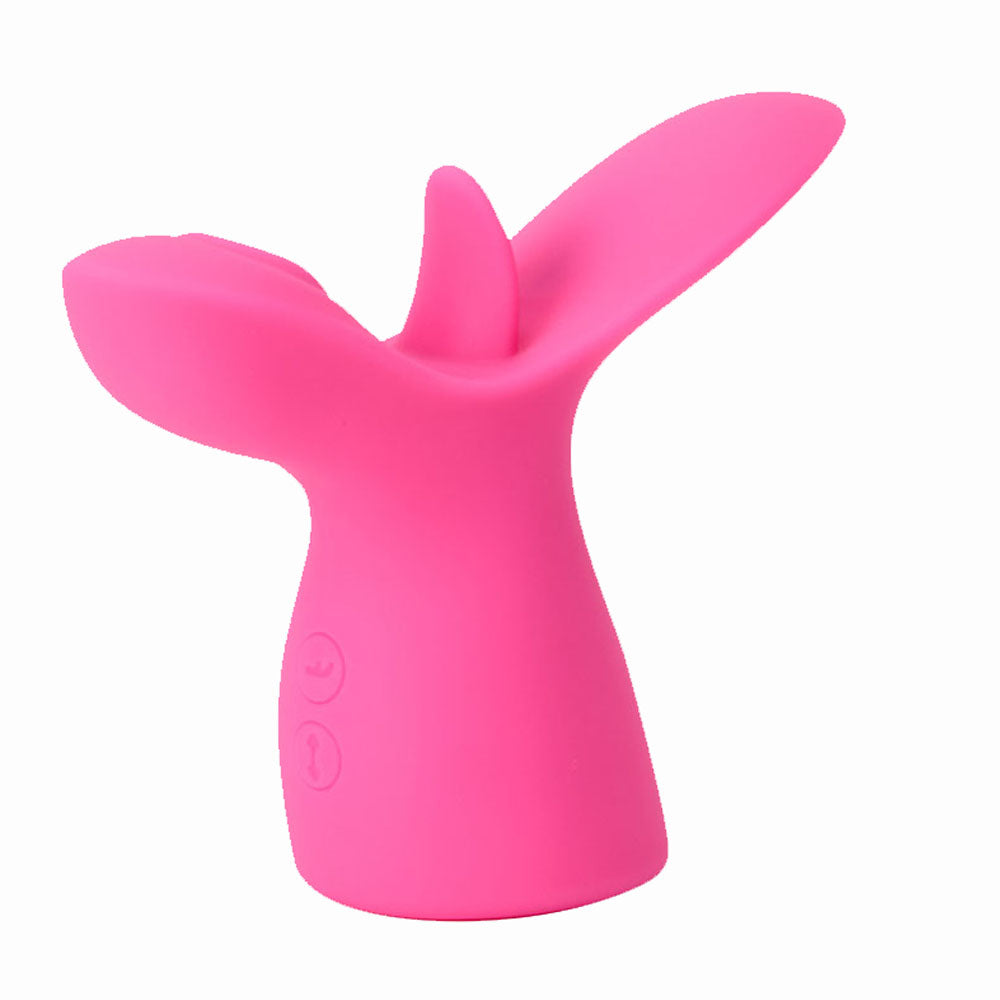 Maia OASIS - Pink USB Rechargeable Dual Motor Licking & Thumping Stimulator for Ultimate Pleasure
