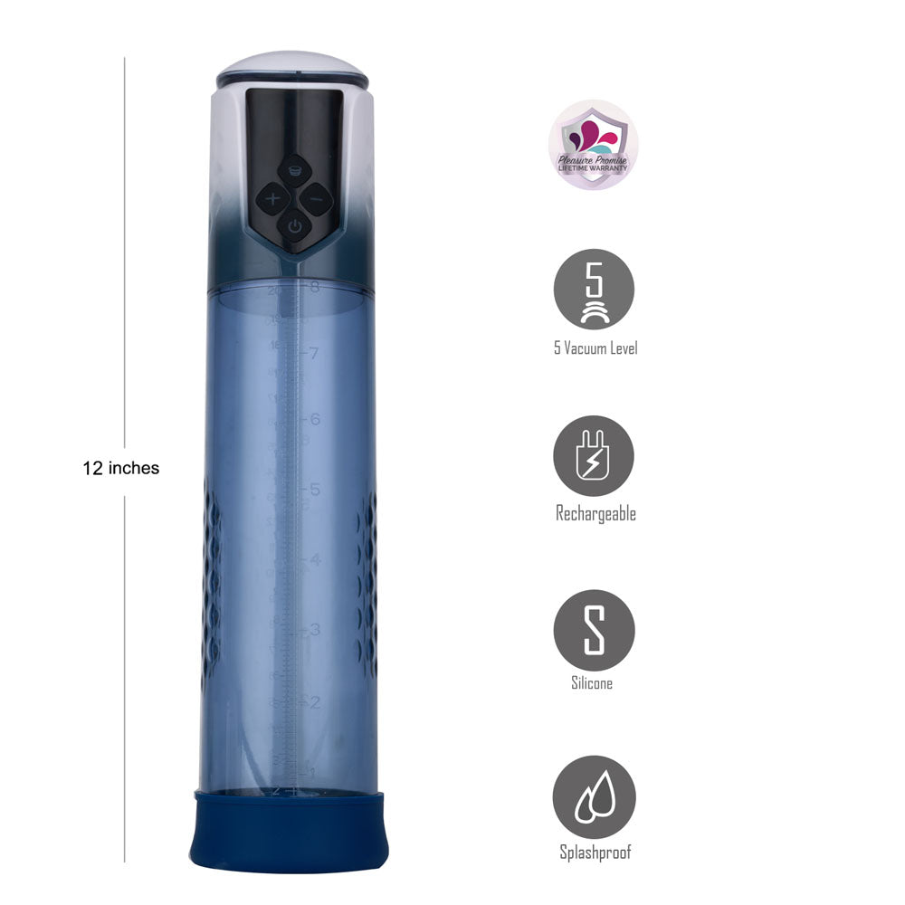 Maia Pumps – USB Rechargeable, Automatic – Blue