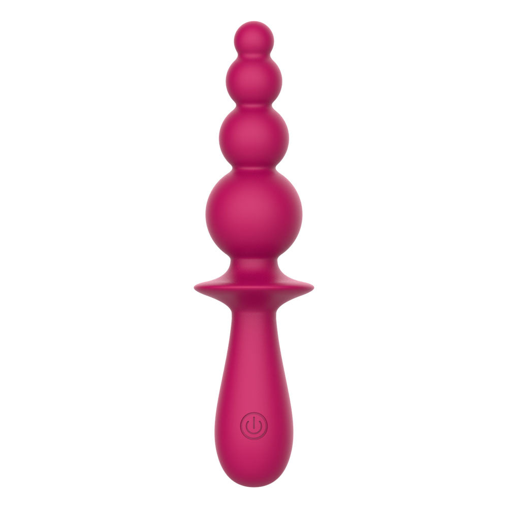 EVAJANE Beaded Vibrator - Party Up Pink - 17.1 cm USB Rechargeable Body-Safe Pleasure Device