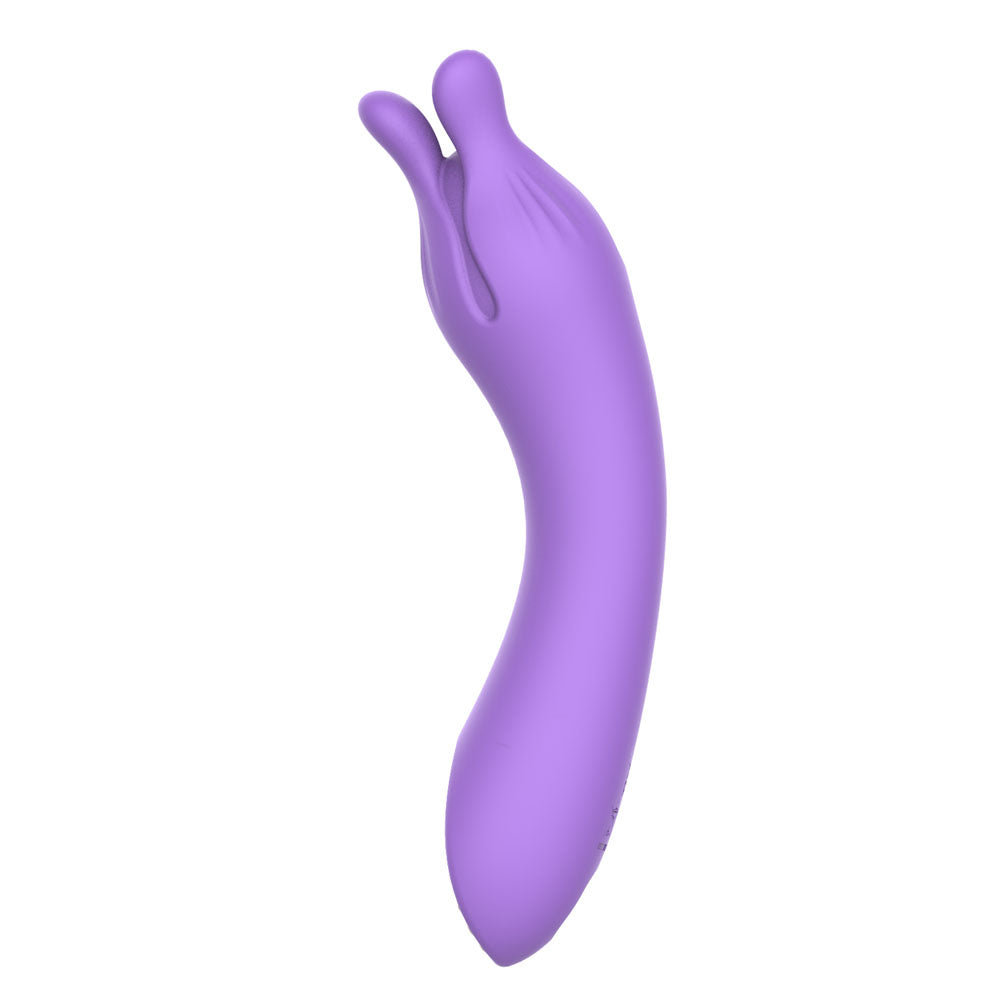 Party Up KELLY - Rechargeable Purple Vibrator for All Genders - 13.7 cm Body-Safe Silicone