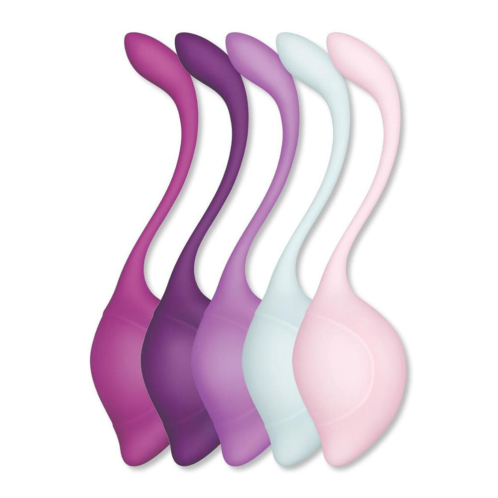 Bodywand Squeeze 5-Piece Teardrop Kegel Exercise Set – Weighted Kegel Balls for Pelvic Floor Strengthening