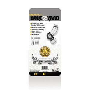 Boneyard black silicone cock ring kit 5 sizes – image 9