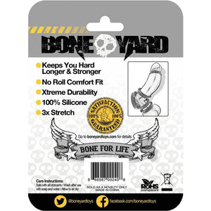 Boneyard 40 mm black silicone cock ring – image 8