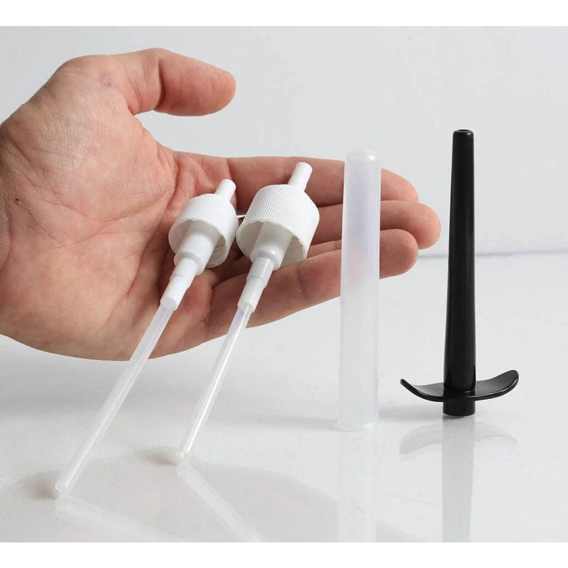 Boneyard Skwert Body-Safe Lube Injector - Black Silicone Bottle Accessory for Effortless Application