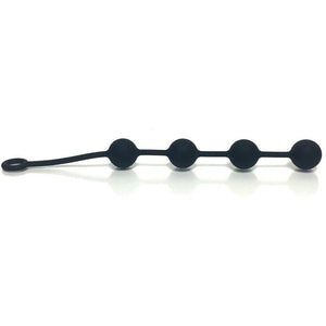 Boneyard Ass Ballz medium black silicone anal beads – image 3