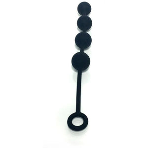 Boneyard Ass Ballz medium black silicone anal beads – image 6