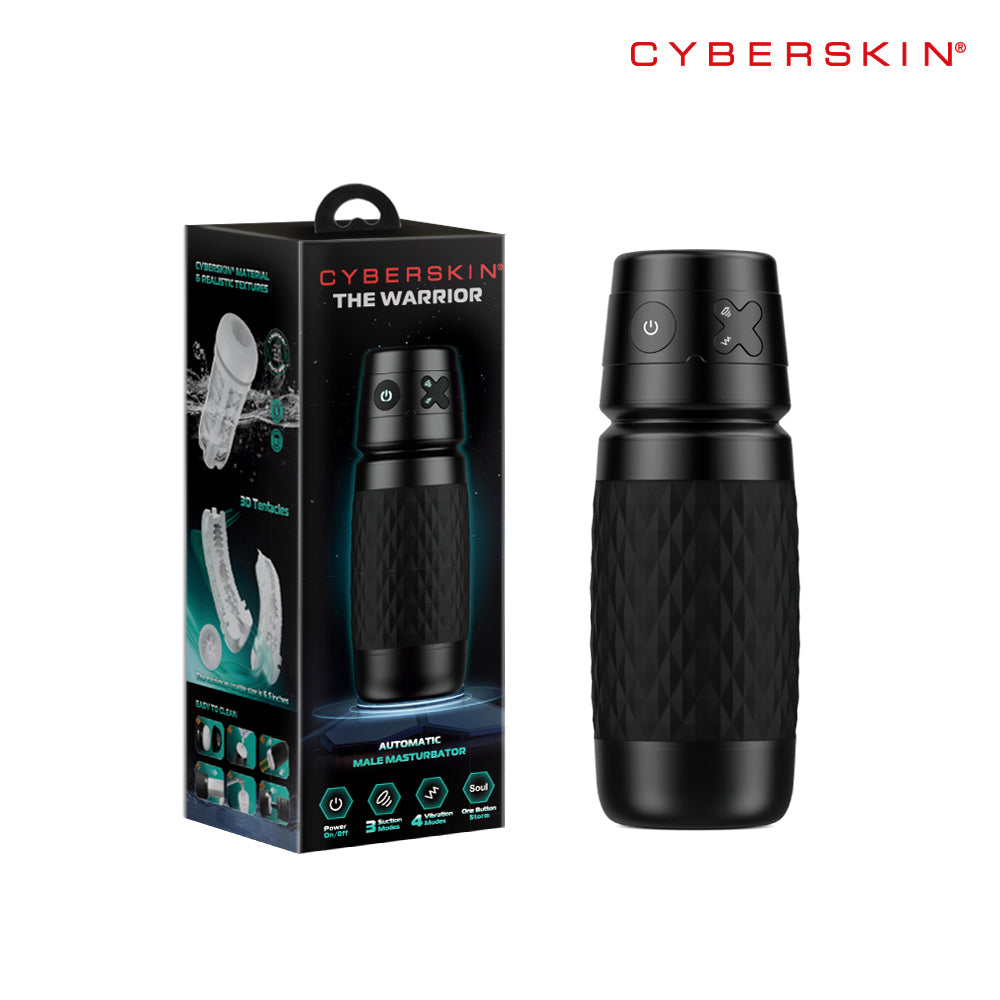 CyberSkin Masturbator – USB Rechargeable, Black