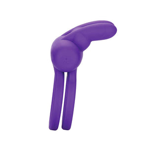 Adam & Eve Rockin' Rabbit purple vibrating cock ring – image 4