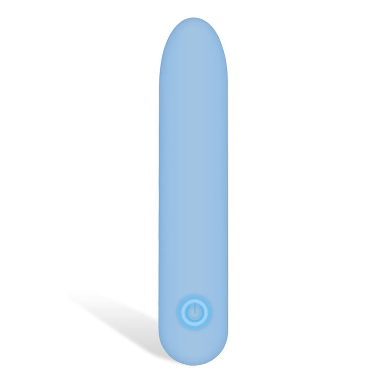 Adam & Eve Bullet – Rechargeable, Body-Safe Silicone – Blue – 9.4 cm