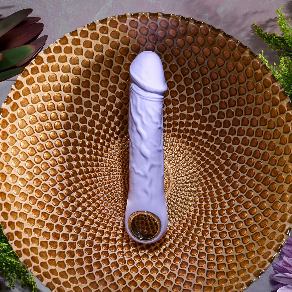 Evolved PURPLE FANTASY - 18.4 cm Body-Safe Silicone USB Rechargeable Vibrator in Vibrant Purple