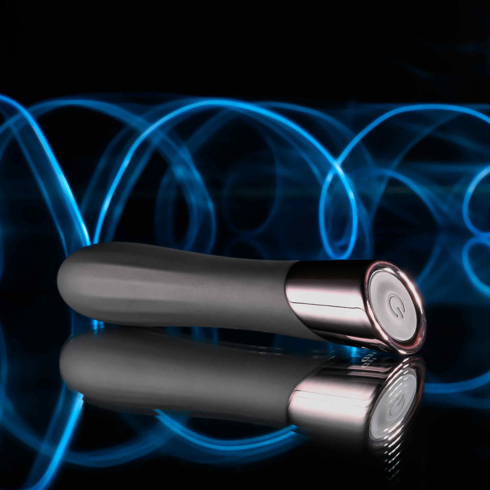 Evolved BACK IN BLACK - 11.9 cm USB Rechargeable Body-Safe Bullet Vibrator in Sleek Black