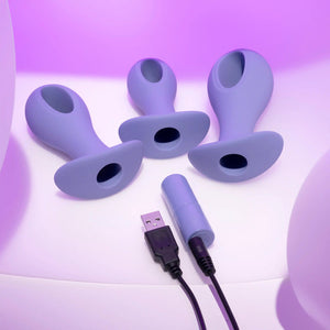 Evolved Hole Punch Vibrating Butt Plug Set – image 8