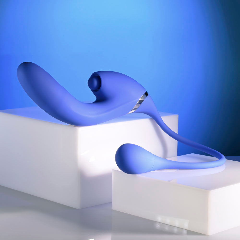 Evolved ALL IN - Purple USB Rechargeable Triple-Stimulating Vibrator for Ultimate Pleasure